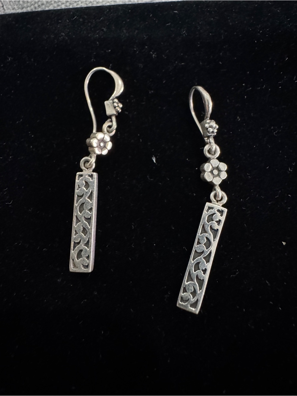 Lois Hill Steeling Silver Earrings